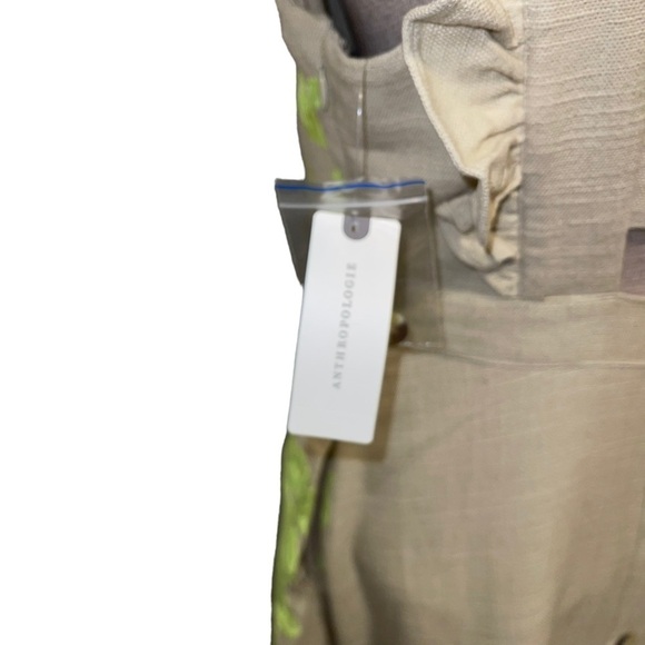 NWT Anthropologie Floral Embroidered Midi Dress Size 2 - Picture 13 of 16